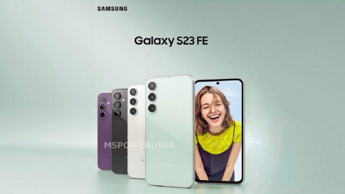 Le visuel du nouveau Galaxy S23 FE fuite